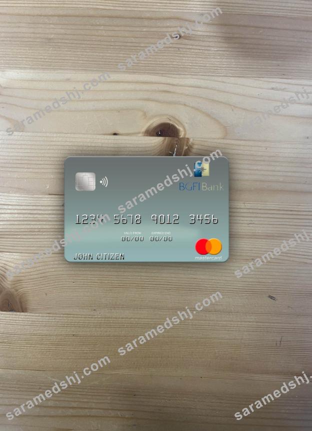 Gabon BGFI Bank mastercard photolook front